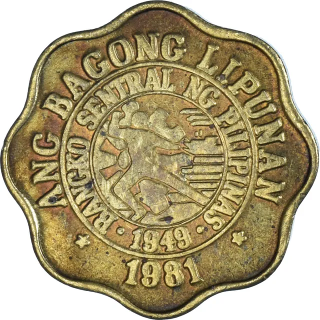 [#1130648] Coin, Philippines, 5 Sentimos, 1981