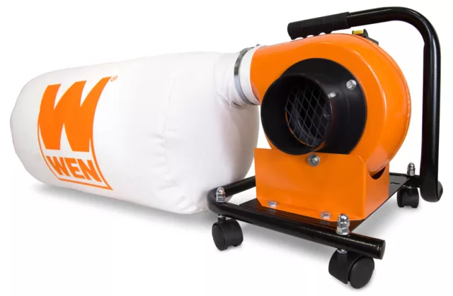 5.7 Amp 660 CFM Roll Dust Collector with 12 Gallon Bag and Optional Wall Mount