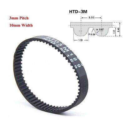 3M 25T, Bore: 10mm 3Mod 25T Pitch 3mm Timing Belt Pulley Synchronous Wheel 10mm Bore For 10mm Width Belt 
