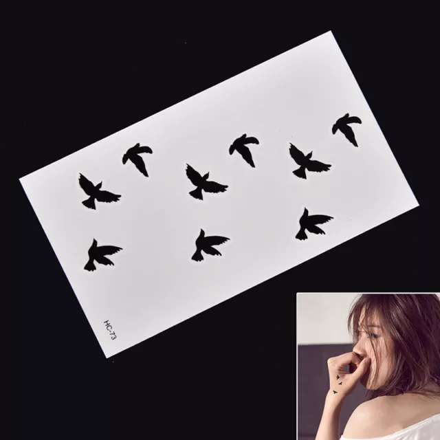 Removable Swallow Temporary Tattoo Large Arm Body Art Tattoos Sticker Waterpr yu