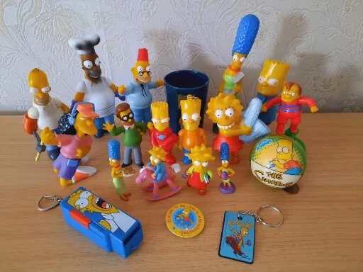 The Simpsons Burger King Figures Homer, Bart ,Lisa,Abe,Ned Flanders,Marge Etc 2