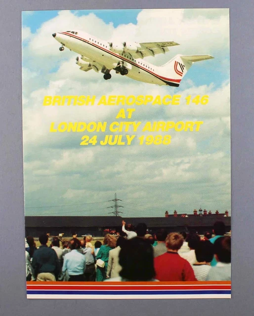 British Aerospace Bae 146 Manufacturers Sales Brochure Folder 2