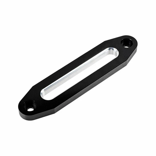 Fairlead en aluminium noir de qualité supérieure 10 pouces pour corde de treui