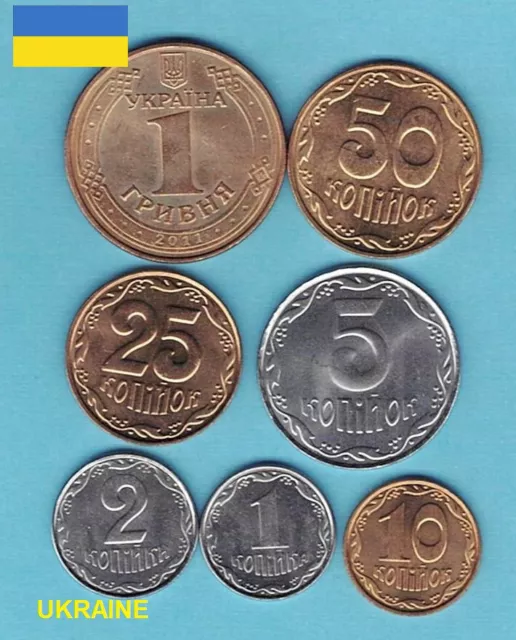 Ukraine     Serie    7   X  Pieces   Neuves      Ukraine