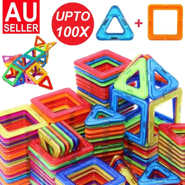Magnetic Building Blocks Toy Set 3D Tiles DIY Educational Toys Gift Kit For Kids