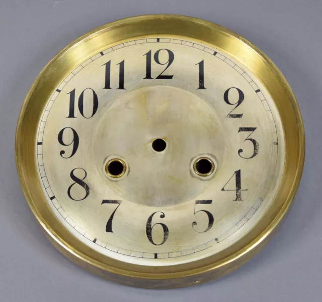 Altes Uhren Zifferblatt Ersatzteil f Regulator Wanduhr Uhrmacher Uhr clock dial