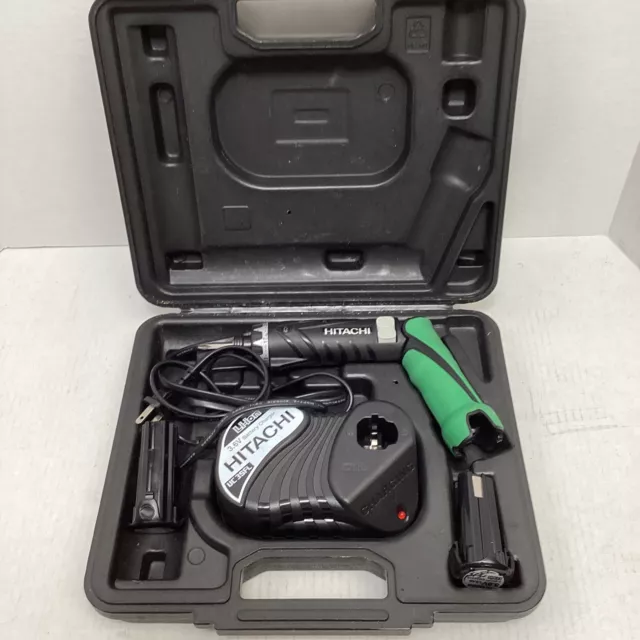 Hitachi DB3DL2 3.6V Li-Ion Driver Drill 1/4" Hex Drive, 2 Batteries, & Charger Hitachi DB3DL2 3.6V Li-Ion Driver Drill 1/4" Hex Drive, 2 Batteries, & Charger