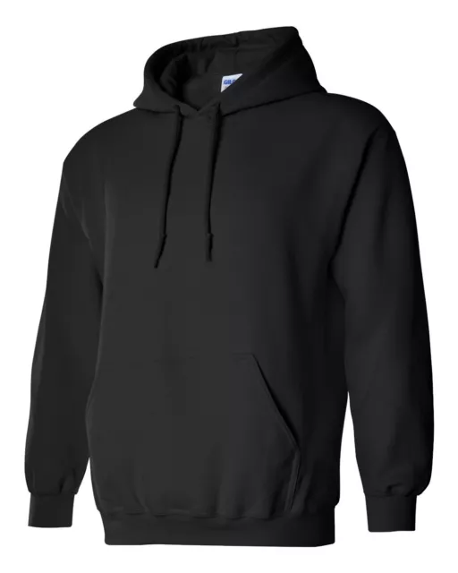 12 Wholesale Gildan BLACK Adult Hooded Bulk Hoodie Lot S M L XL 2XL 3XL 4XL 5XL