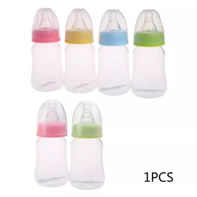 Durable Natural PP Milk Feeding Bottle Wide Mouth Bottle Random Color