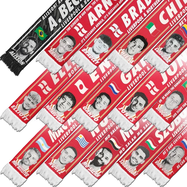 SCIARPA SCARF VINTAGE FOOTBALL LIVERPOOL EUROPEAN CUP - Foto 4