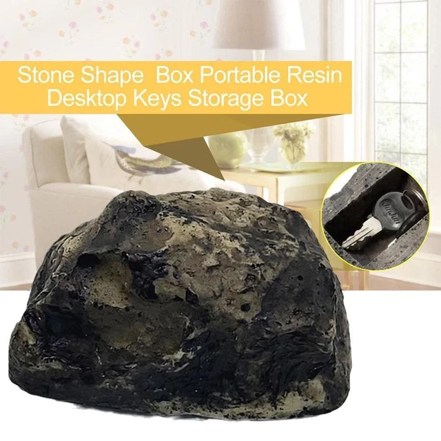 Stone Hide A Key Diversion Contenitore Interno Cassaforte L0S4