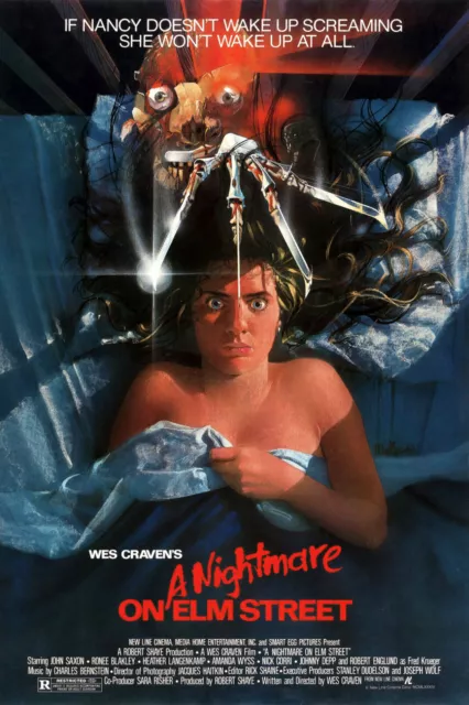 A NIGHTMARE ON ELM STREET 1984 80s ORIGINAL MOVIE FILM ART PRINT PREMIUM POSTER 2