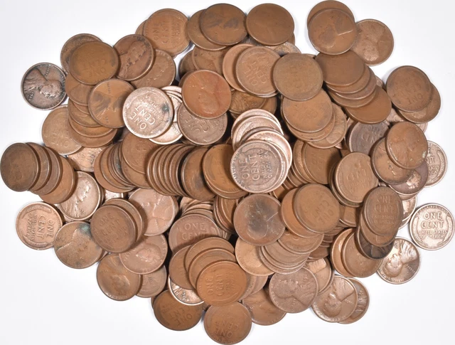 Roll of 50 1920-S Lincoln Wheat Cent - Huge Hoard Collection Lot *0671
