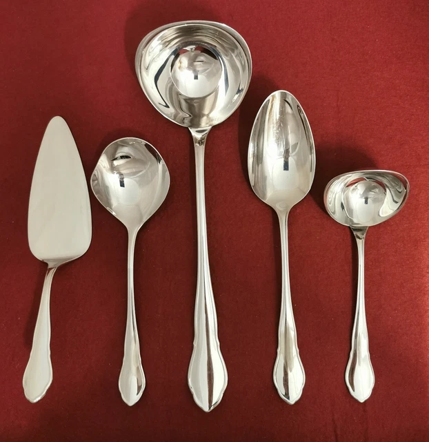 Wmf Chippendale Cromargan Vorleger 5 Teiliges servierbesteck Note 3 siehe Bilder