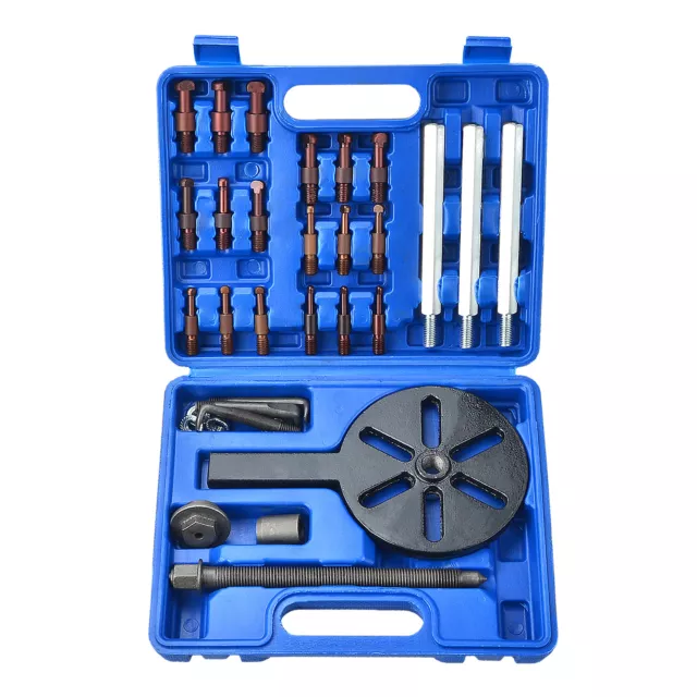 27pcs Bearing Disassembly Puller Inner Hole Puller Removal Tool Three-jaw Puller