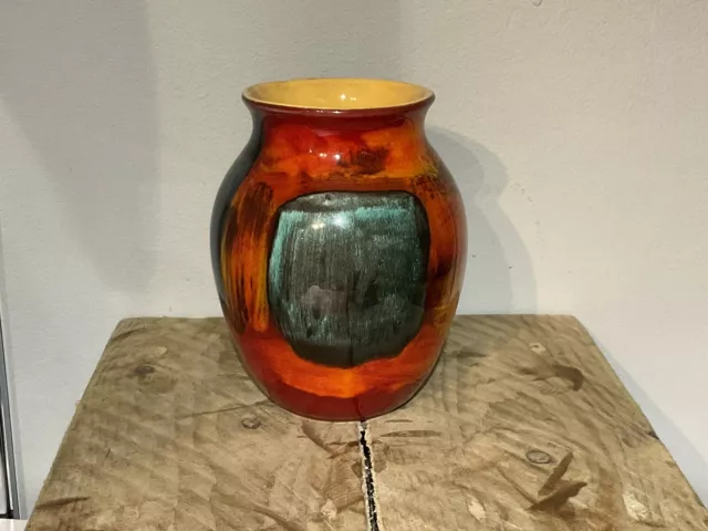 Poole Pottery Volcano Vase