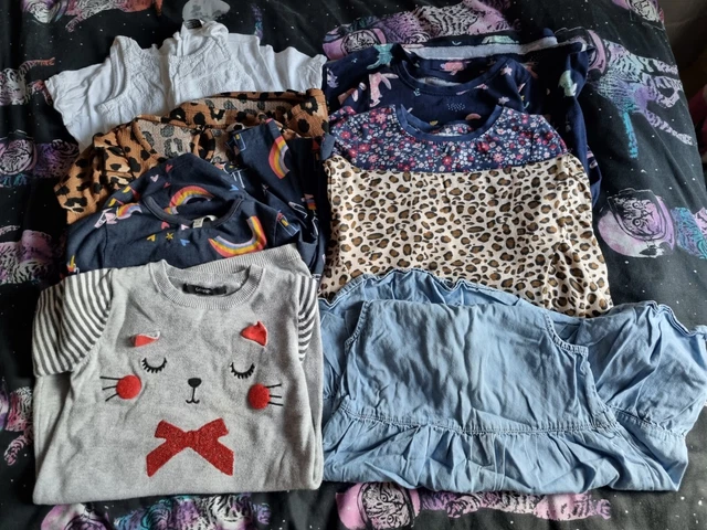 Girls Clothing Bundle Job Lot Dresses Size 3-4 Years Evie George Primark etc