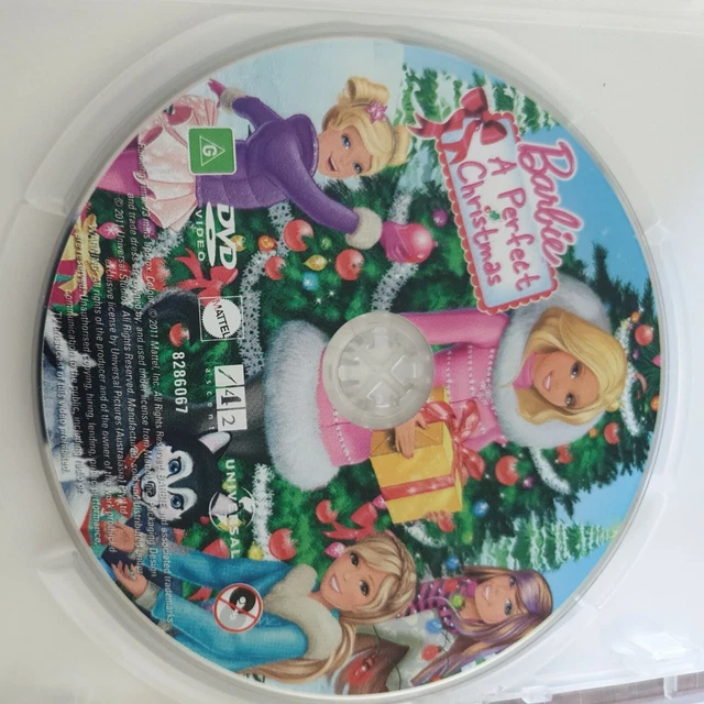 BARBIE A PERFECT Christmas DVD No Digital Copy R4 Like New! – FREE POST ...