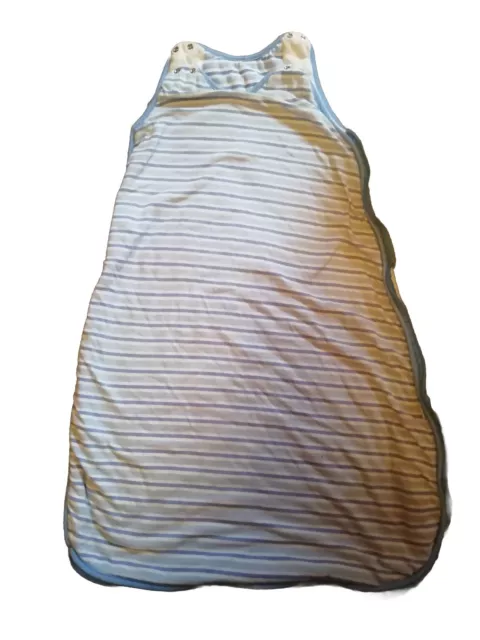 Slumbersac Long  Baby Sleeping Bag 2.5 Tog Size 6-18 Months Blue Stripe