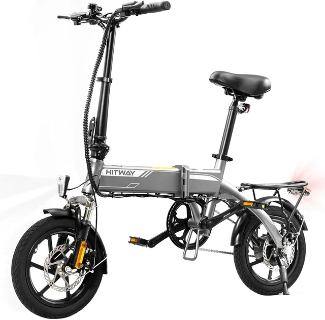 HITWAY ELECTRIC BIKE Lightweight 250W Foldable Pedal Assist 7.5Ah