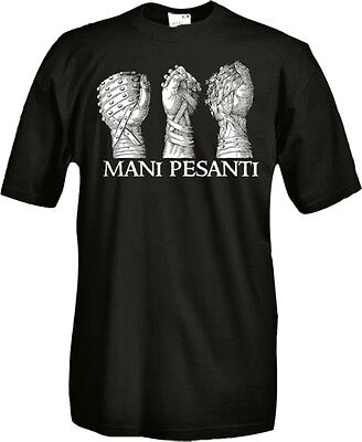 T-Shirt maglietta Sport P21 Mani Pesanti Arti Marziali Fight Combattimento