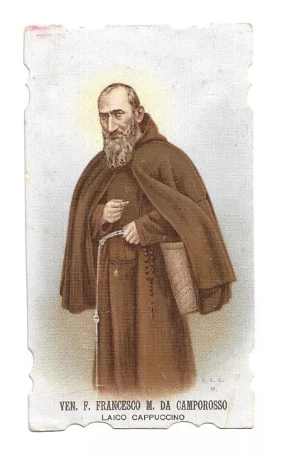 Santino Antico Santa Lega Eucaristica N.n. F. Francesco M. Da Camporosso