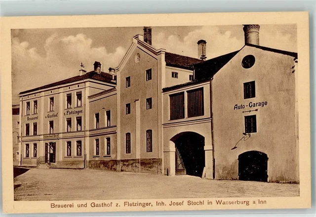 13635602 - 8090 Wasserburg Brauerei Gasthaus Zum Fletzinger Josef Stechl Auto