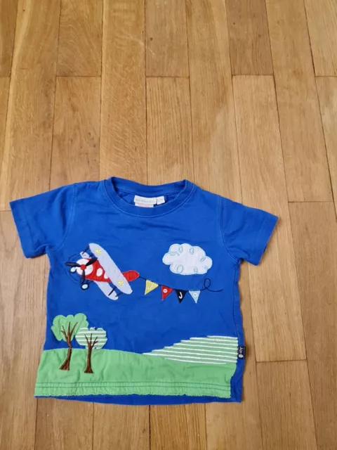 T-Shirt von JoJo Maman Bébé in Größe 18-24 Monate mit tollem Flugzeugmotiv