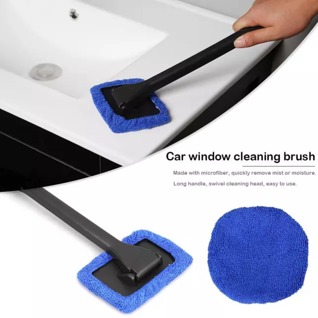 Microfiber Long Handle Car Windows Cleaning Brushes Windshield Cleaner