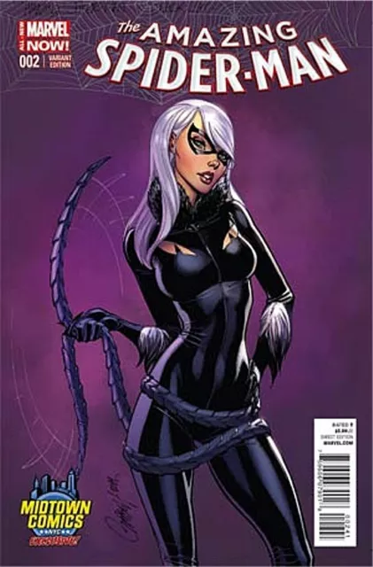 Amazing Spider-Man 2 Vol 3 Midtown J Scott Campbell Black Cat Color Variant Nm