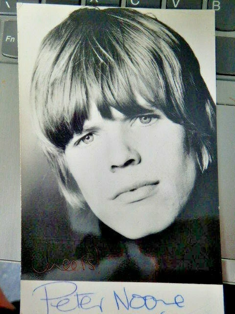 Peter  Noone  -  Pop Singer  -  Autographed  Photo