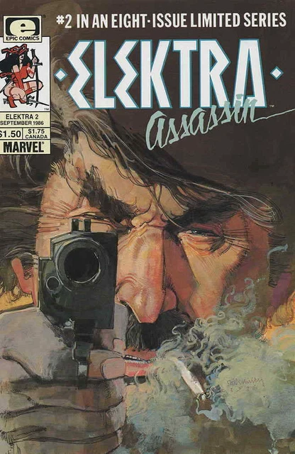 Elektra Assassin #2 Epic/Marvel Comics September Sept 1986 (VF)
