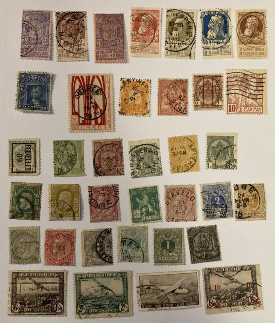 Belgien Belgium Old Used Stamps