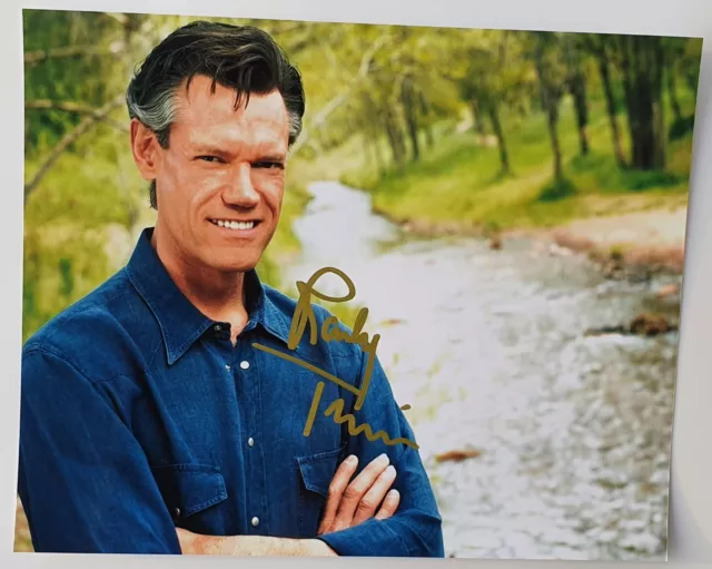 RANDY TRAVIS MUSICIAN SINGER SIGNED AUTOGRAPHED PHOTO 8x10