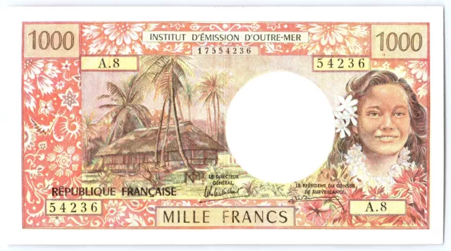 Tahiti - 1000 Francs - 1970 - WPM# A.8 54236