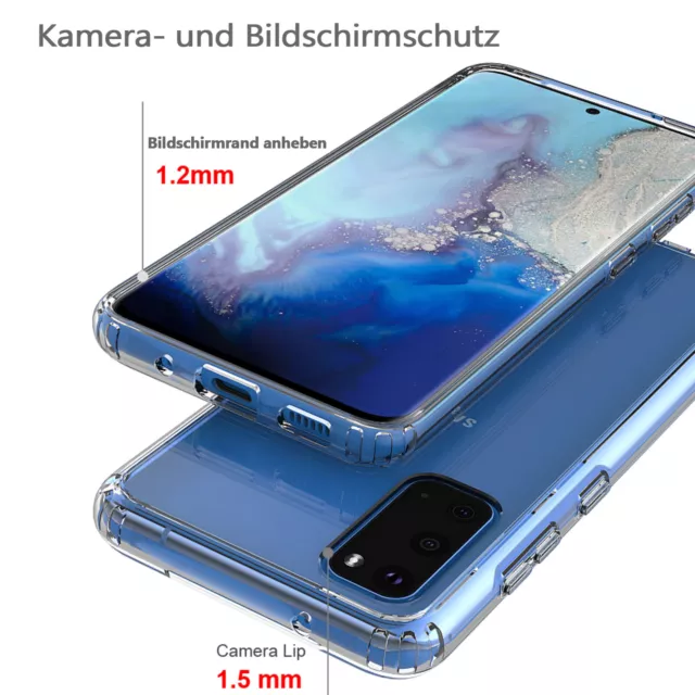 Étui pour Téléphone Portable Samsung Galaxy S20 Transparent, de Protection 3