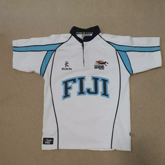 Rugby Sevens FIJI Jersey M 40" Chest International Adelaide Australian Kukri 2