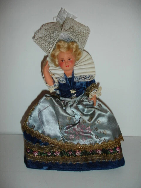 Petitcollin Jeanne d'Arc poupée celluloïd Habillée jouet ancien collection