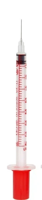 100pcs 29g U-40 1ml 0.5" inculin syringe