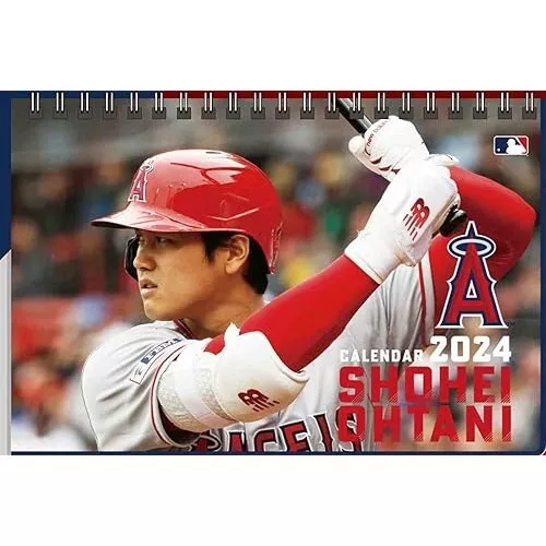 DESKTOP CALENDAR 2024 Japan Shohei Otani Ohtani Angels Baseball 155×