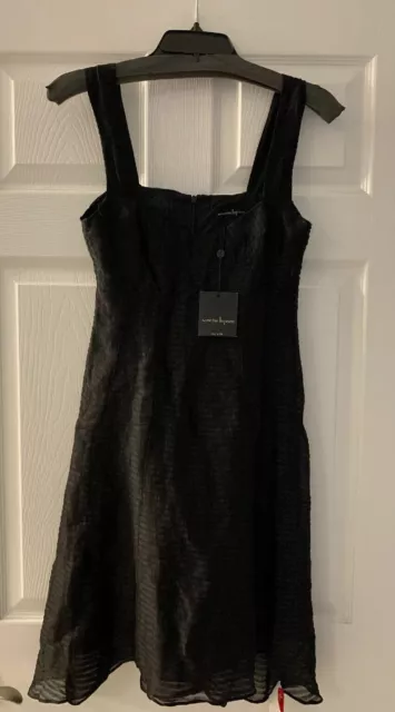 NWT Nanette Lepore $398 Anyday Silk A Dress Women's Black *size 2*