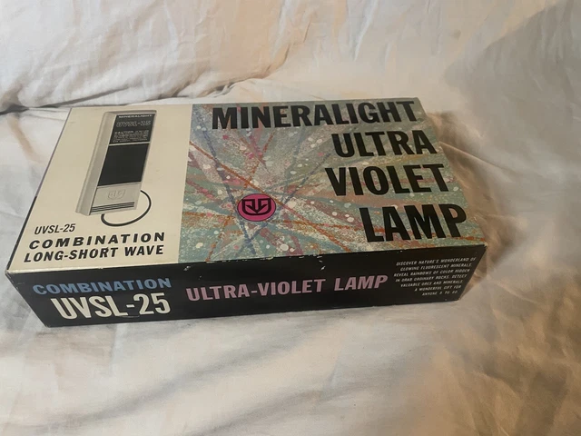 Mineralight Ultra-Violet Lamp Combination Model UVSL-25 Long & Short Wave