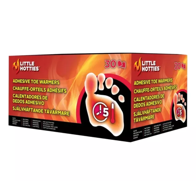 Little Hotties Adhesive Toe Warmers (1 Pair) 5 Hours Heat UK STOCK FAST P&P