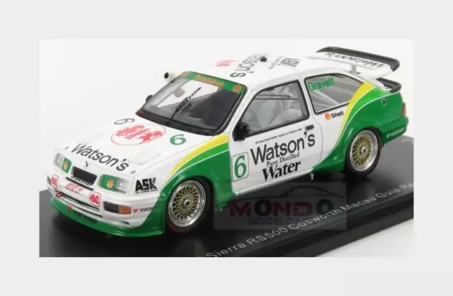 1:43 Spark Ford Sierra Rs500 Cosworth #6 Macau Guia Race 1990 R.Gravett SA198 Mo