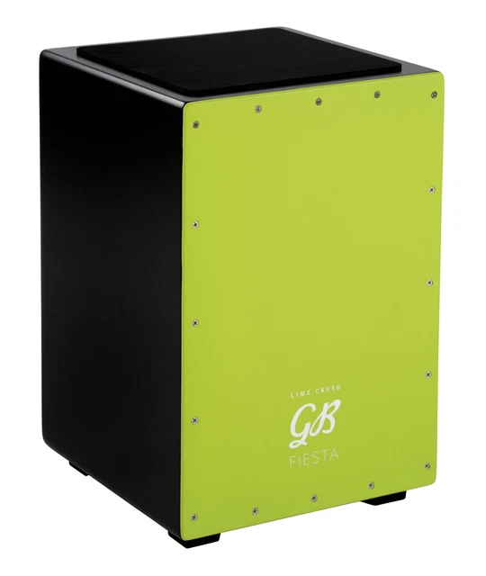 Gon Bops Fiesta Cajon Drum -  Lime Crush