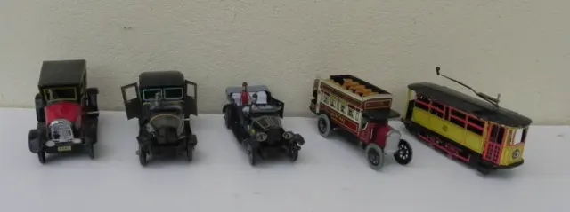 Vente Jouet mécanique en métal, tôle et fer blanc : jouet mécanique Tramway  de San Francisco et automate