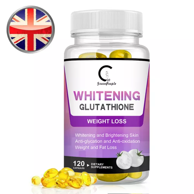 GLUTATHIONE Collagen Antioxidant Anti-aging Skin Whitening Vitamin C Capsules