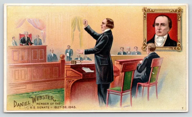 Detroit~Daniel Webster Cigar~United States Senator Makes His Argument~1910 SHARP