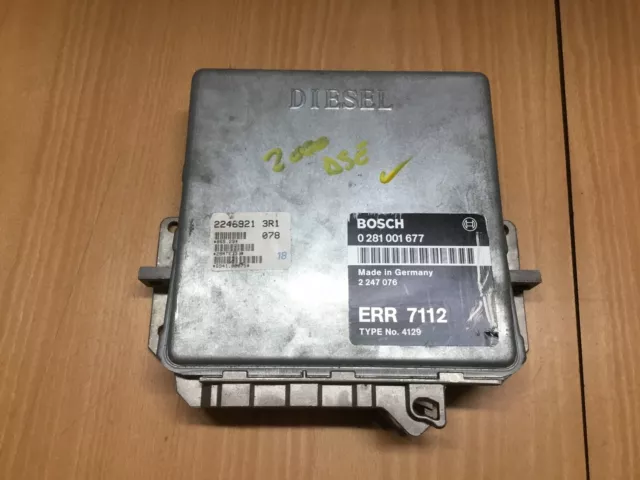 Range Rover P38 2.5 Diesel Engine ECU  ERR 7112 Bosch 1999 - 2002 DSE DHSE