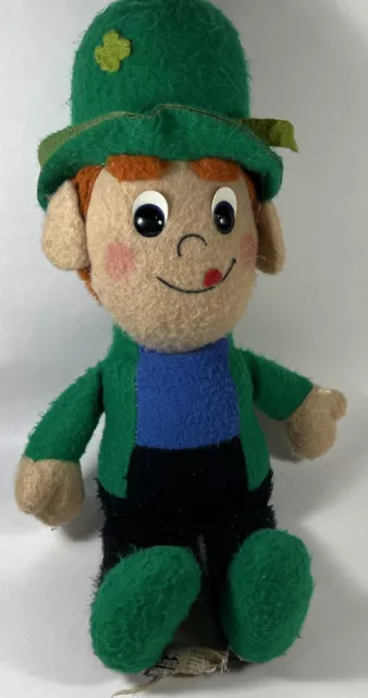 1979 General Mills Lucky Charms Cereal Leprechaun Plush Doll 15”